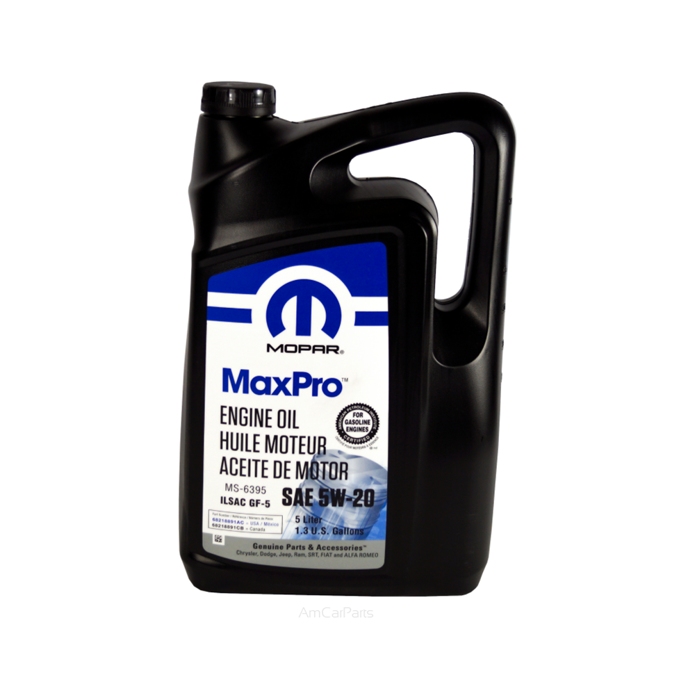 Olej MOPAR 5W20 5L JEEP DODGE CHRYSLER RAM MS-6395 68518203AA