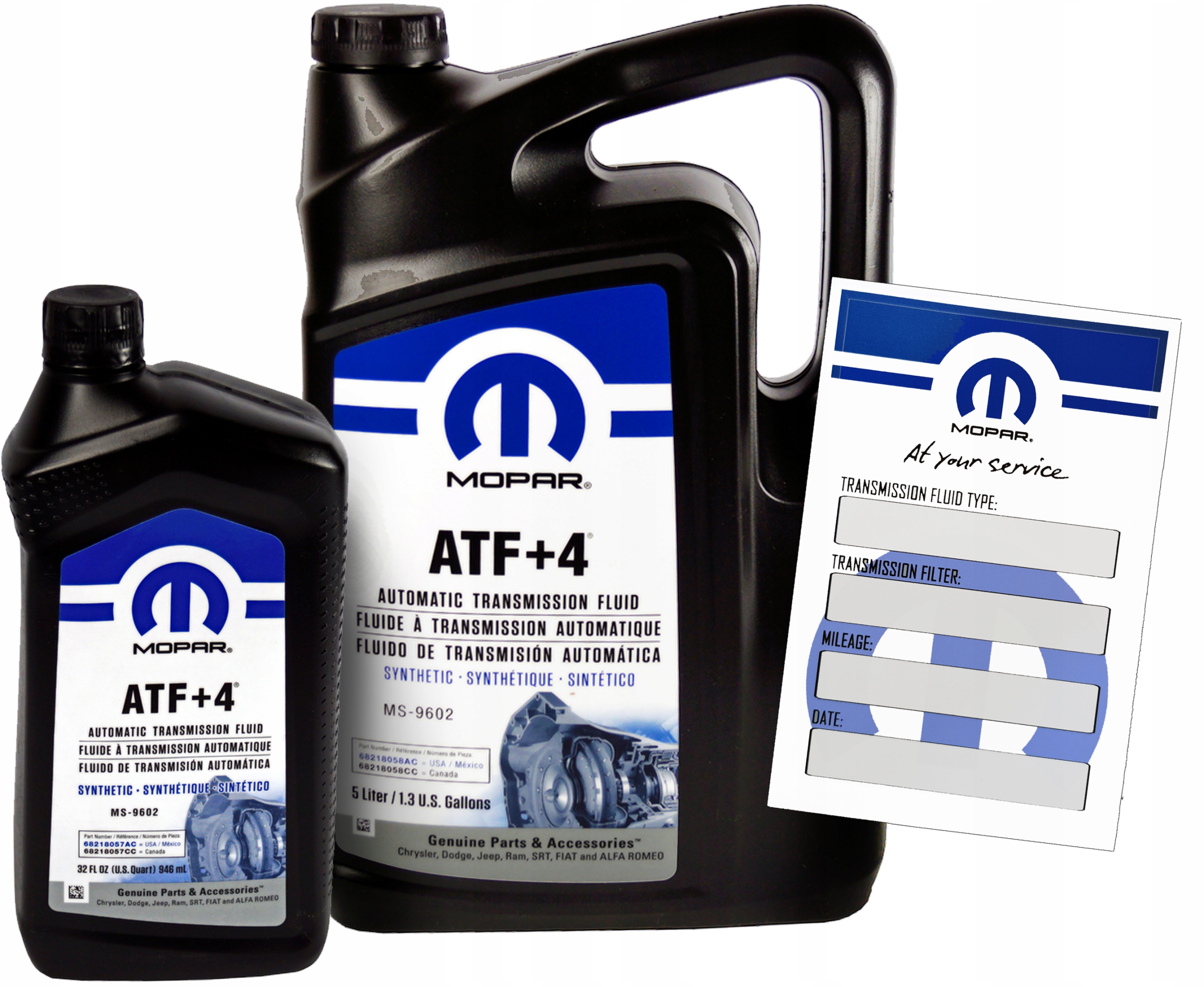 Olej MOPAR ATF+4 5L do automatycznych skrzyń biegów