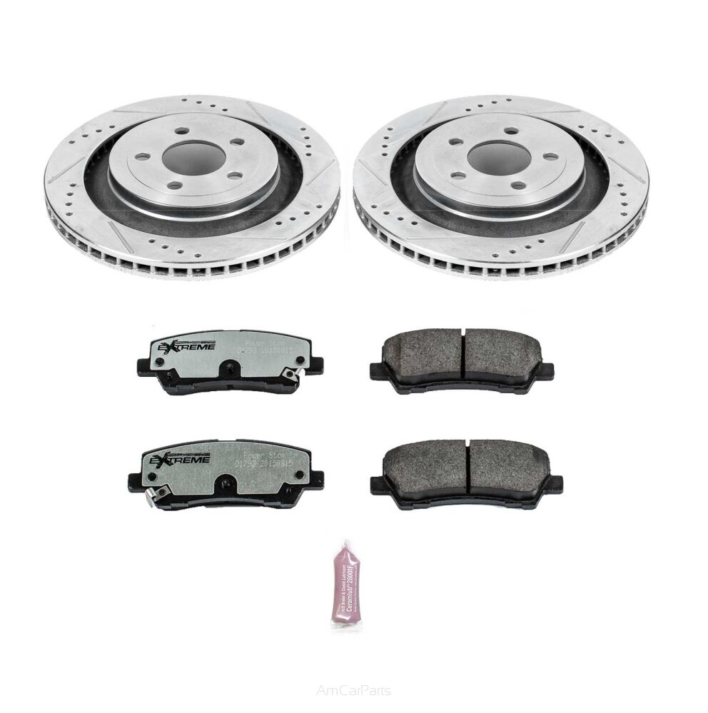 Tarcze i klocki hamulcowe PowerStop Z26 Ford Mustang EcoBoost/GT [wentylowane] 