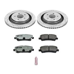 Tarcze i klocki hamulcowe PowerStop Z26 Ford Mustang EcoBoost/GT [wentylowane] 