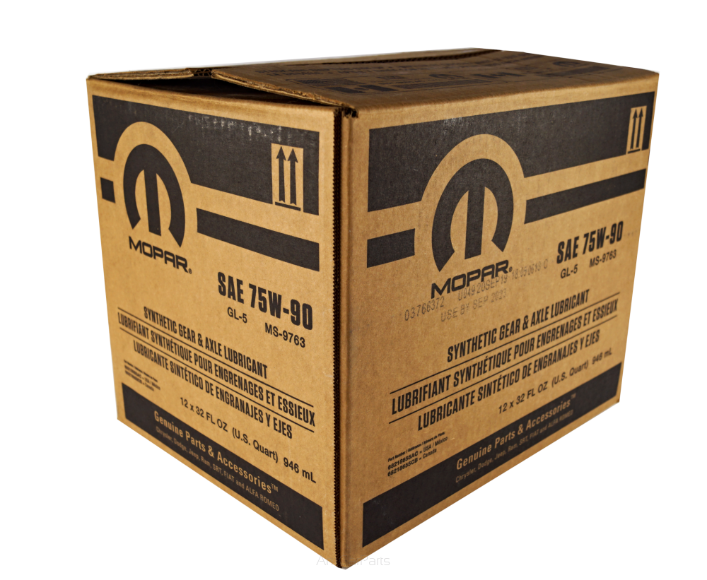Olej MOPAR 75w90 do mostów i przekładni 12x1 opakowanie zbiorcze 