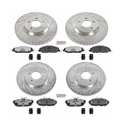 Tarcze i klocki hamulcowe PowerStop Z26 Ford Mustang V6 [316mm] [2 tłoczkowe]