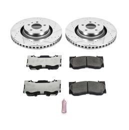 Tarcze i klocki hamulcowe PowerStop Z26 Ford Mustang EcoBoost / GT [4 tłoczkowe]