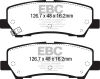 EBC Brakes Yellowstuff Klocki hamulcowe Ford Mustang GT/EcoBoost Performance [4 i 6 tłoczkowe][TYŁ] - 2