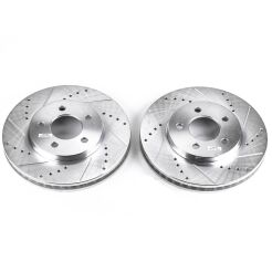 Tarcze hamulcowe PowerStop Ford Mustang nacinane i nawiercane [293mm] 2005-2010