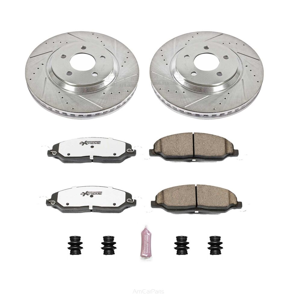 Tarcze i klocki hamulcowe PowerStop Z26 Ford Mustang GT [316mm] 