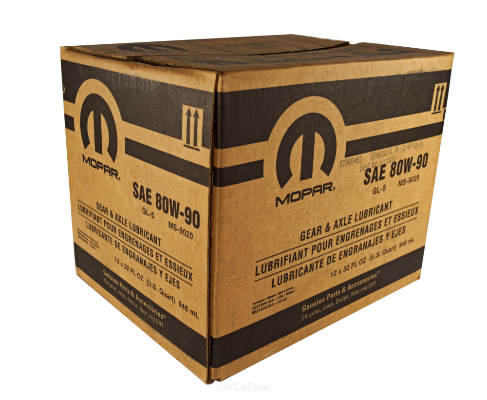 Olej MOPAR 80w90 do mostów i przekładni 12x1L