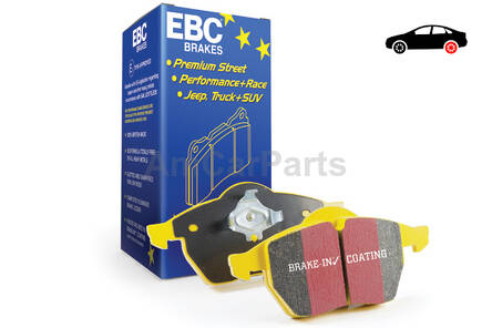 EBC Brakes Yellow Klocki hamulcowe Ford Mustang V6/ EcoBoost Base [2 tłoczkowe][TYŁ]