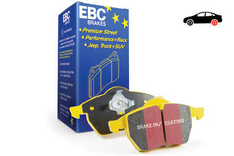 EBC Brakes Yellow Klocki hamulcowe Ford Mustang V6/ EcoBoost Base [2 tłoczkowe][TYŁ]