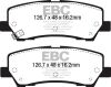 EBC Brakes REDSTUFF Klocki hamulcowe Ford Mustang GT/EcoBoost Performance [4 i 6 tłoczkowe][TYŁ] - 2