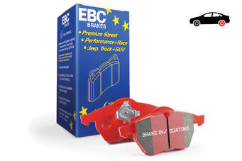 EBC Brakes REDSTUFF Klocki hamulcowe Ford Mustang GT/EcoBoost Performance [4 i 6 tłoczkowe][TYŁ]