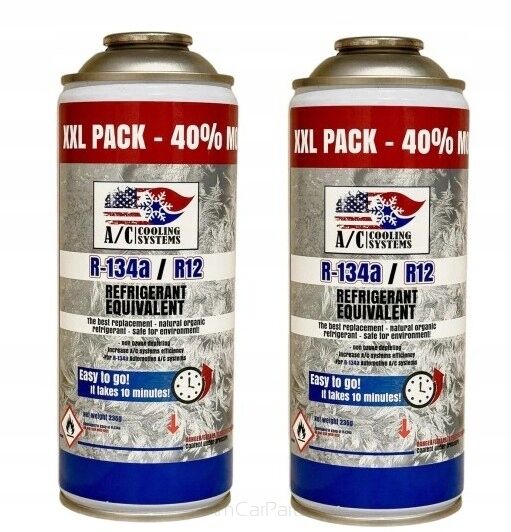 2x Gaz do klimatyzacji R134a 235g XXL