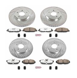 Tarcze i klocki hamulcowe PowerStop Z26 Ford Mustang GT [316mm] 