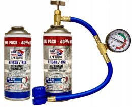 2x Gaz do klimatyzacji R134a 235g XXL z przewodem