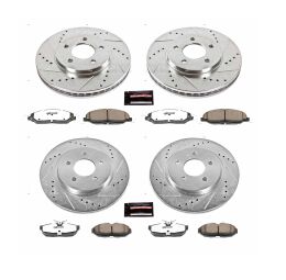 Tarcze i klocki hamulcowe PowerStop Z26 Ford Mustang V6 [293mm] 