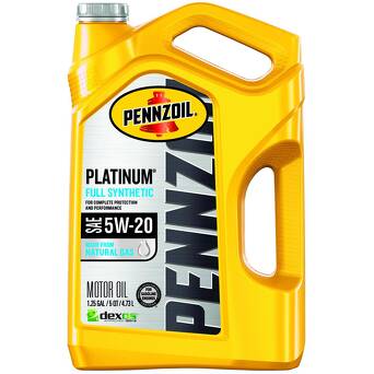 PENNZOIL Platinum 5W20 MS-6395 MS-13340 Dexos 1