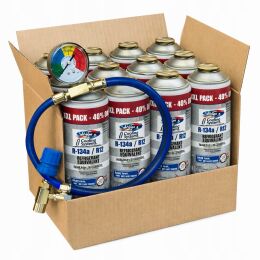 12x Gaz do klimatyzacji R134a 626g XL z przewodem