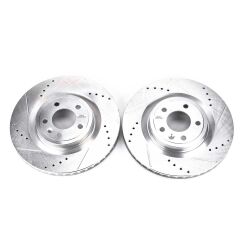 Tarcze hamulcowe PowerStop Ford Mustang nacinane i nawiercane [336mm] 2005-2014