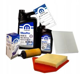 Olej MOPAR 5W20 6L + filtry 3.6 V6 PENTASTAR