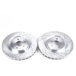 Tarcze hamulcowe PowerStop Ford Mustang nacinane i nawiercane [355mm] 2007-2014