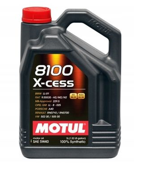 Olej silnikowy MOTUL 8100 X-CESS 5W40 5L